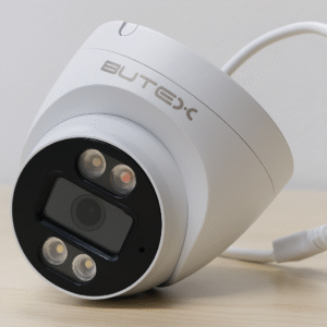 BUTEX Smart Security Camera Wi-FI 3mp CCTV Dome Camera for Home | Shop | Office | Farm | Construction Site | Sim Based Camera (Wi-FI Based 3MP 1296p HD with 4 IR LED) (Copy)